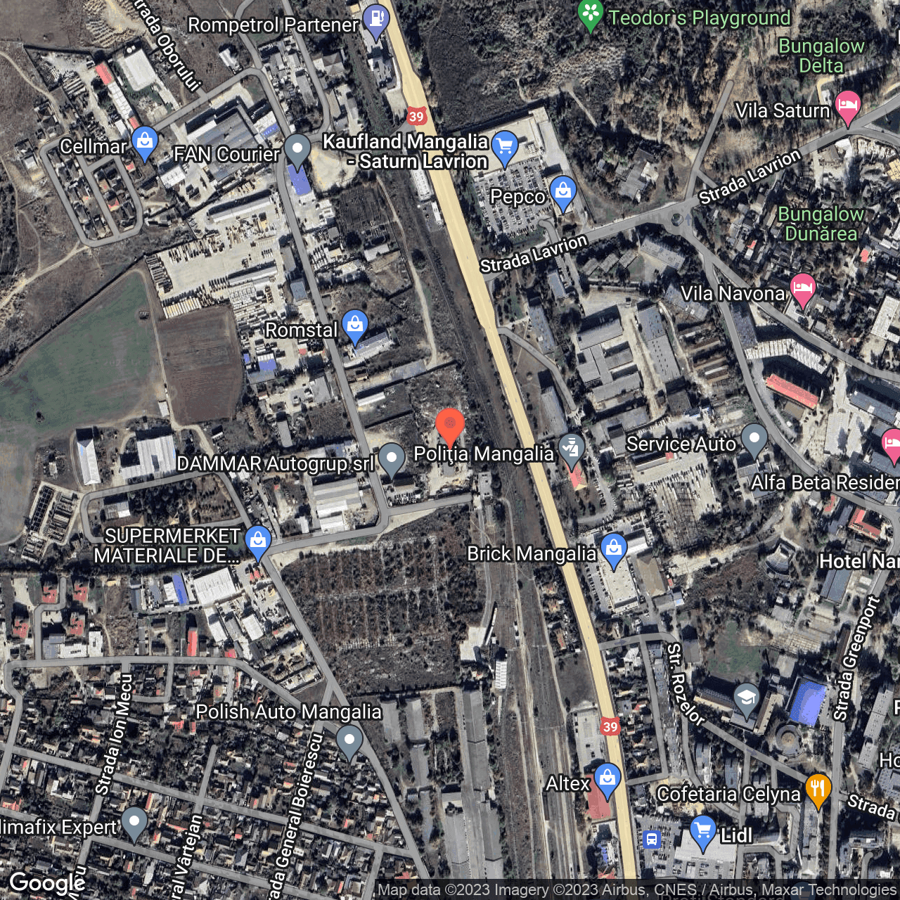 Poza harta hybrid, zoom 16, adresa Mangalia, str. Constantei, , judetul