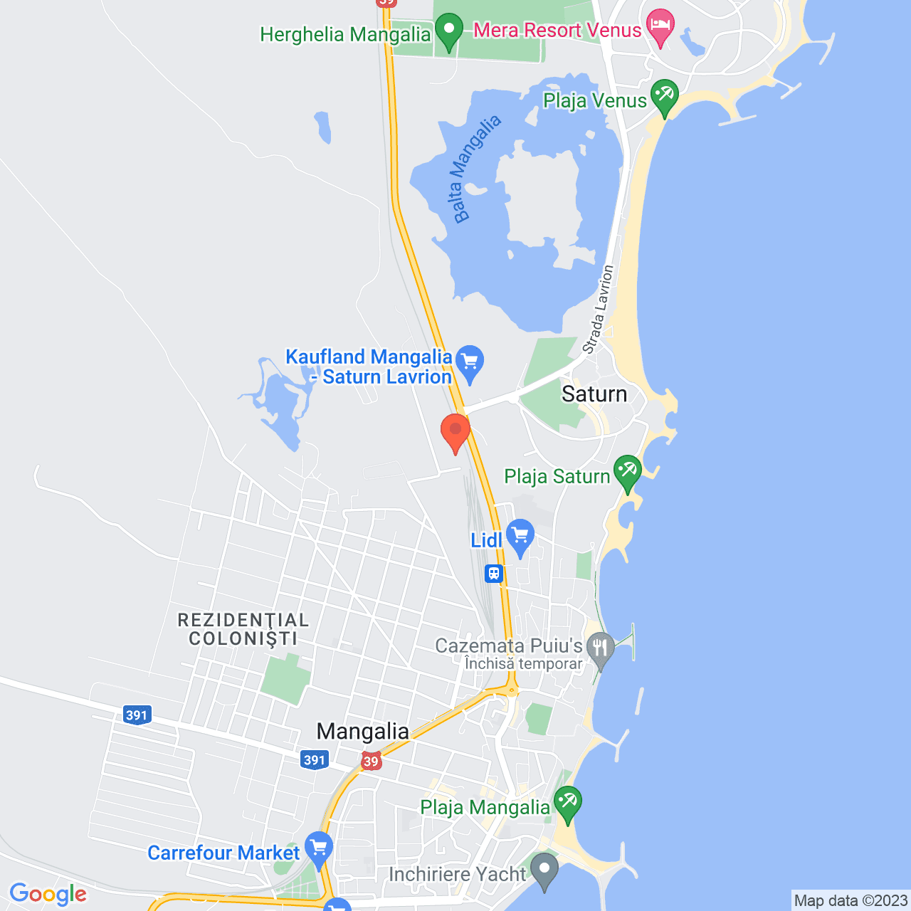 Poza harta streetview, zoom 14, adresa Mangalia, str. Constantei, , judetul