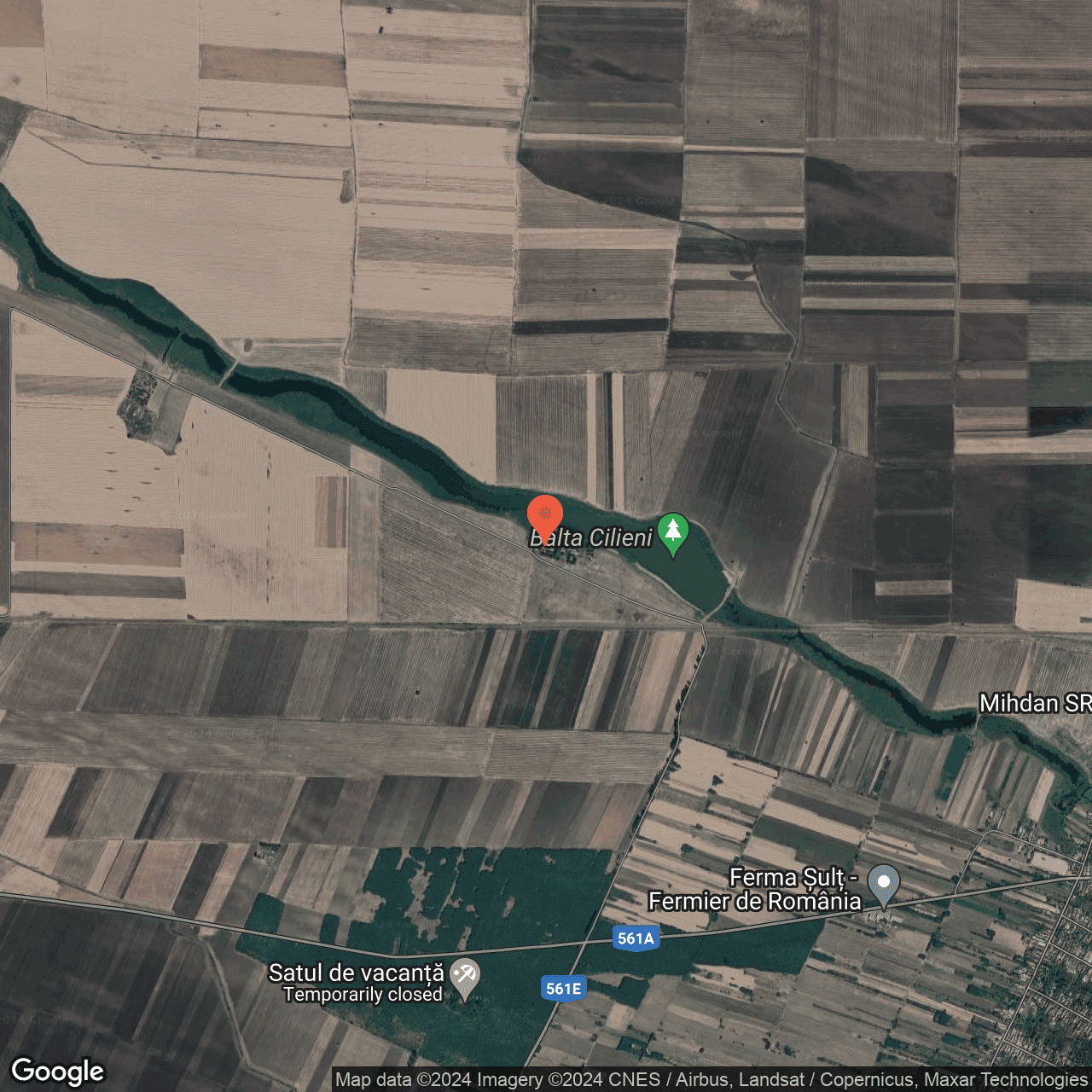 Poza harta hybrid, zoom 14, adresa Bailesti, , judetul