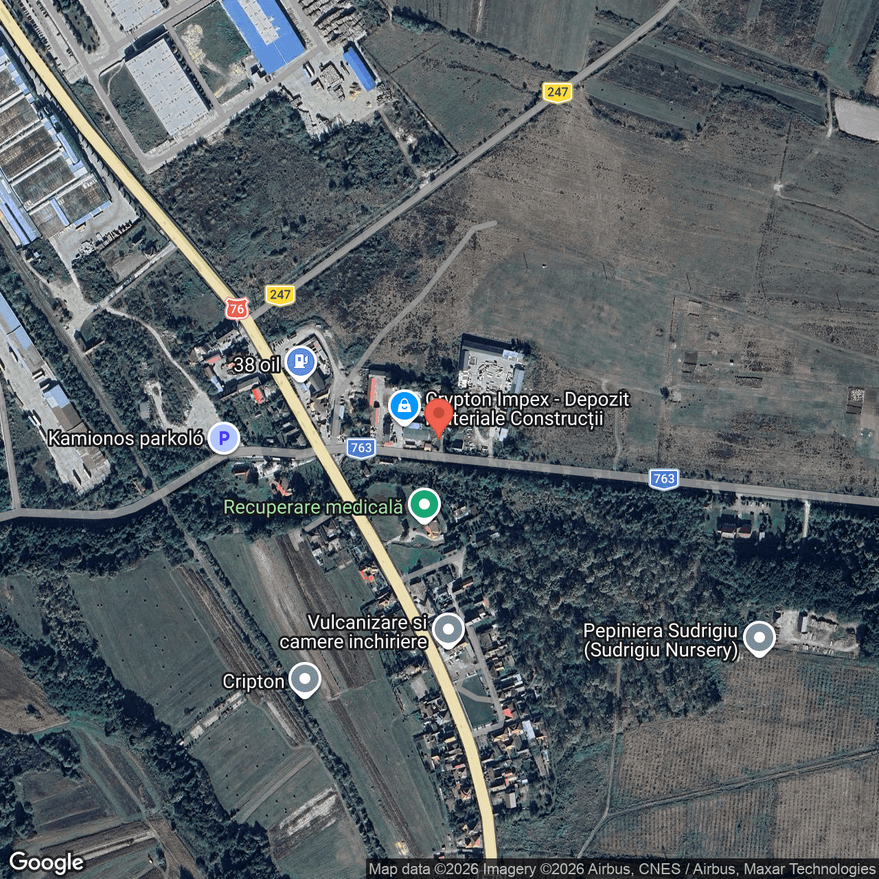 Poza harta hybrid, zoom 16, adresa Sebis Draganesti Bihor, , judetul