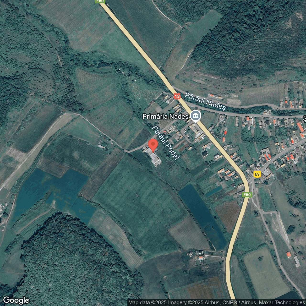 Poza harta hybrid, zoom 16, adresa Nades Mures, , judetul