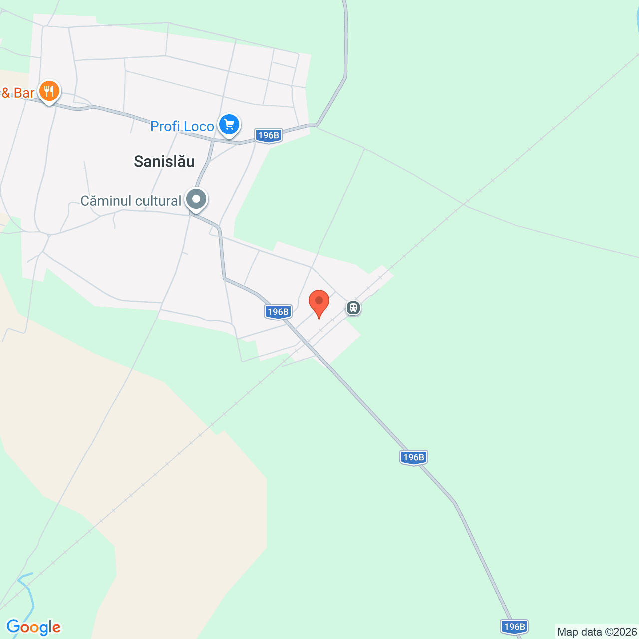 Poza harta streetview, zoom 14, adresa Sanislau Satu Mare, , judetul