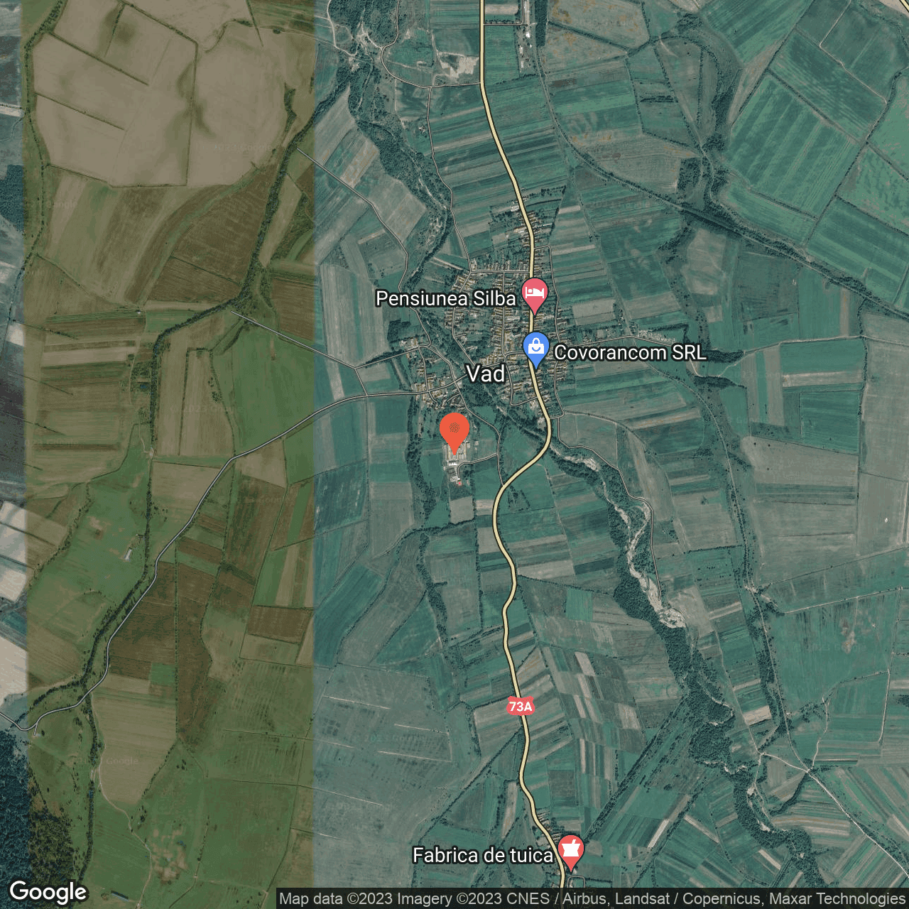 Poza harta hybrid, zoom 14, adresa Sercaia, , judetul