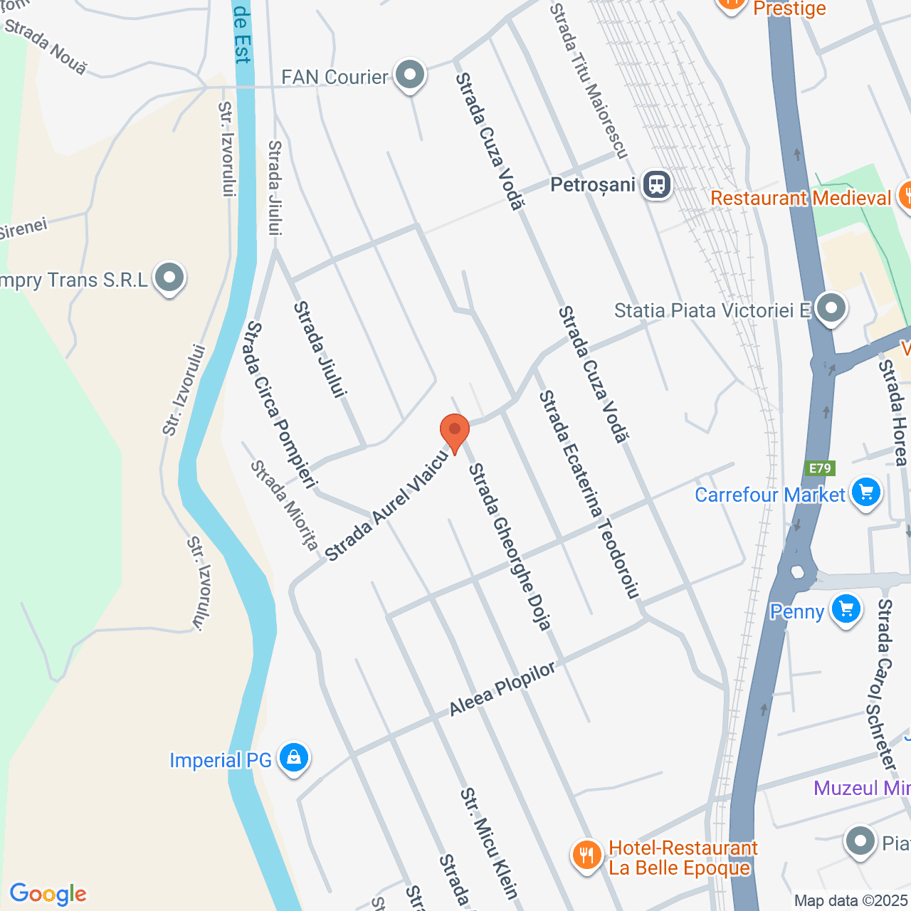 Poza harta streetview, zoom 16, adresa Petrosani, str. Gheorghe Doja, nr.2-4, , judetul