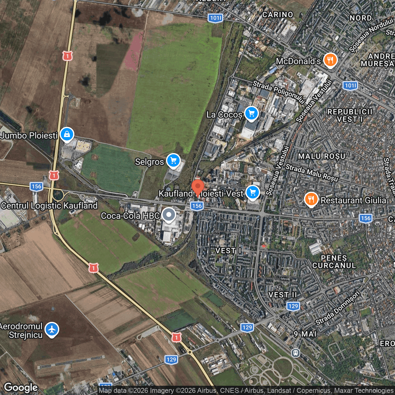 Poza harta hybrid, zoom 14, adresa Ploiesti, str. Gheorghe Grigore Cantacuzino nr 348, , judetul