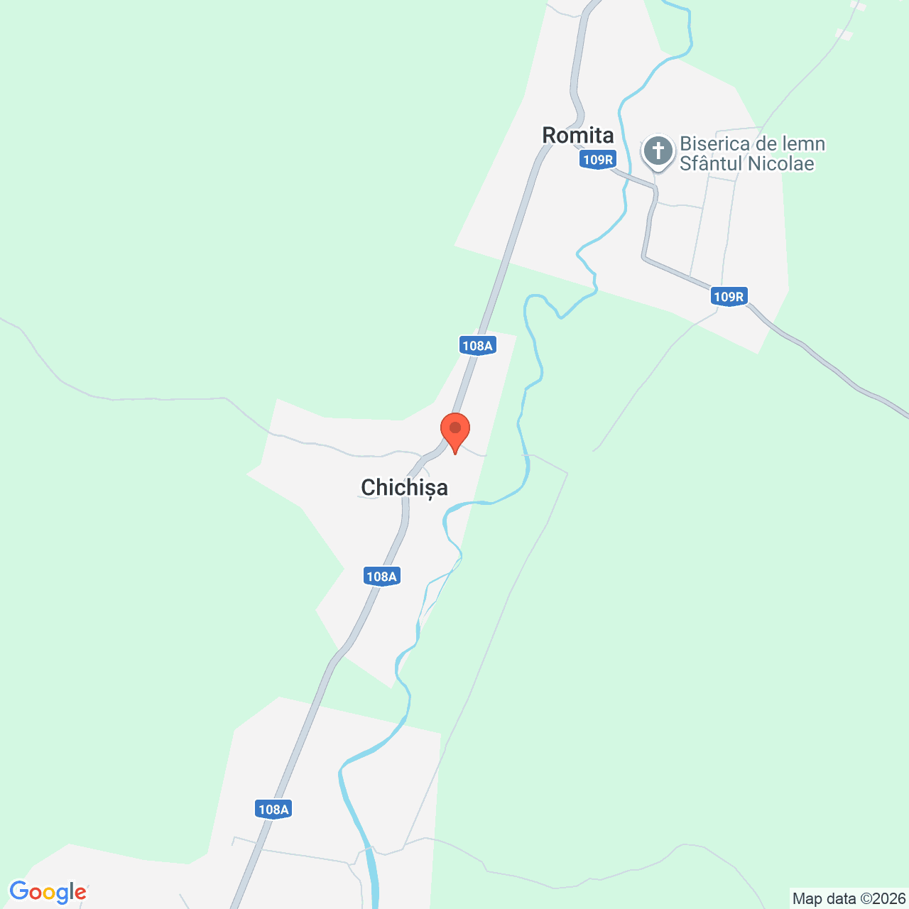 Poza harta streetview, zoom 14, adresa Chichisa, judet Salaj, , judetul