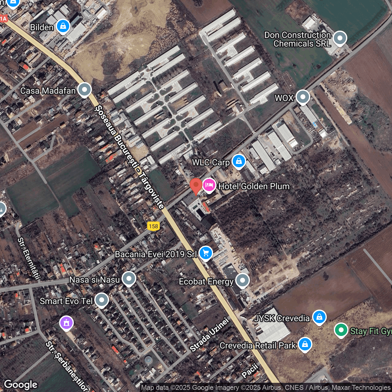 Poza harta hybrid, zoom 16, adresa Crevedia Dambovita, , judetul