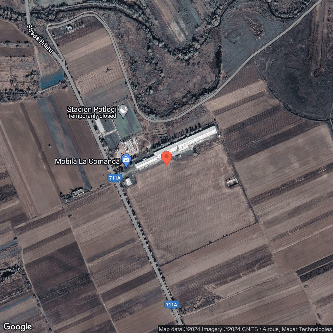 Poza harta hybrid, zoom 16, adresa Potlogi Dambovita, , judetul