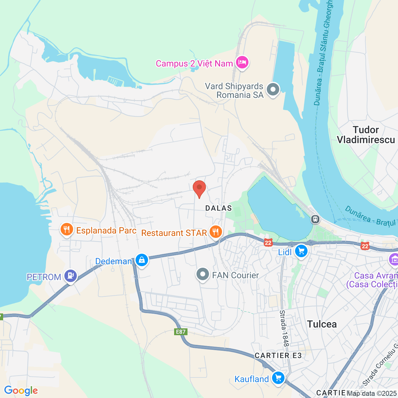 Poza harta streetview, zoom 14, adresa  Strada Taberei, nr. 26, Tulcea, , judetul