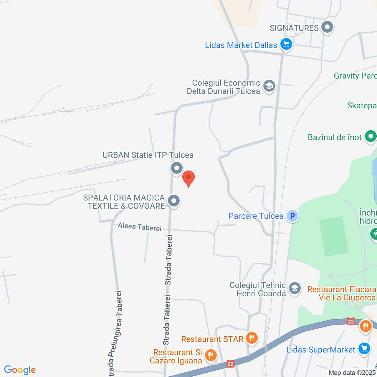 Poza harta streetview, zoom 16, adresa  Strada Taberei, nr. 26, Tulcea, , judetul