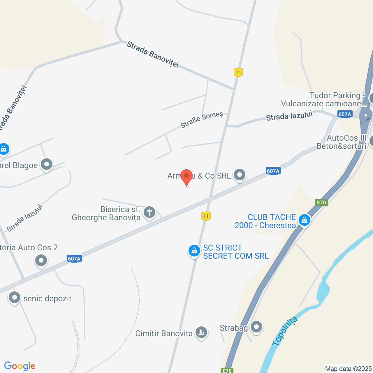 Poza harta streetview, zoom 16, adresa Dr. Tr. Severin, str. Calea Cernețului, nr. 23A, , judetul