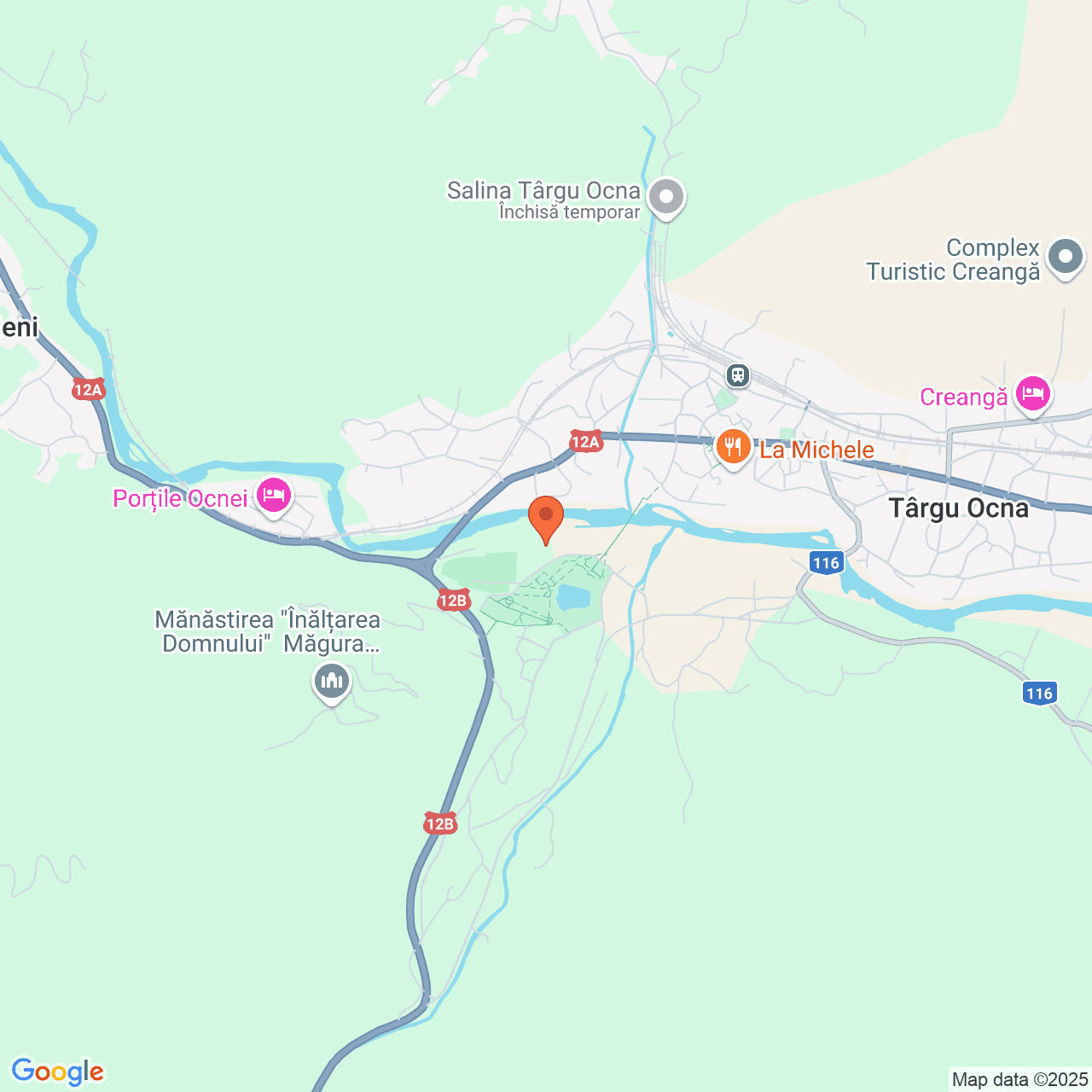 Poza harta streetview, zoom 14, adresa strada Semicercului, Târgu Ocna, , judetul