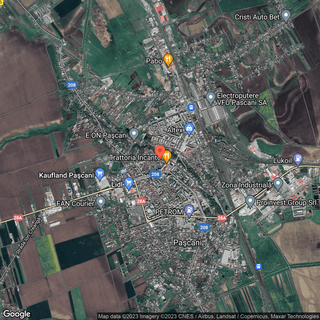 Poza harta hybrid, zoom 14, adresa str Culturii 16 Pascani, , judetul