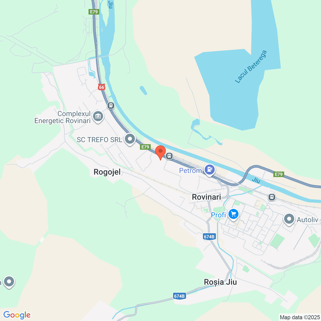 Poza harta streetview, zoom 14, adresa Rovinari, strada Eneregeticienilor, nr 17, , judetul