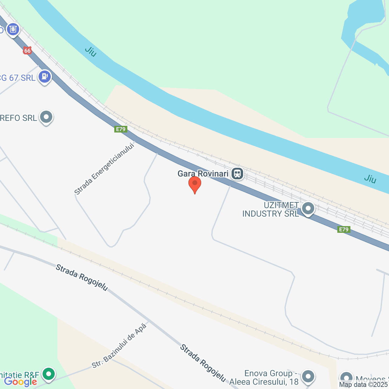 Poza harta streetview, zoom 16, adresa Rovinari, strada Eneregeticienilor, nr 17, , judetul