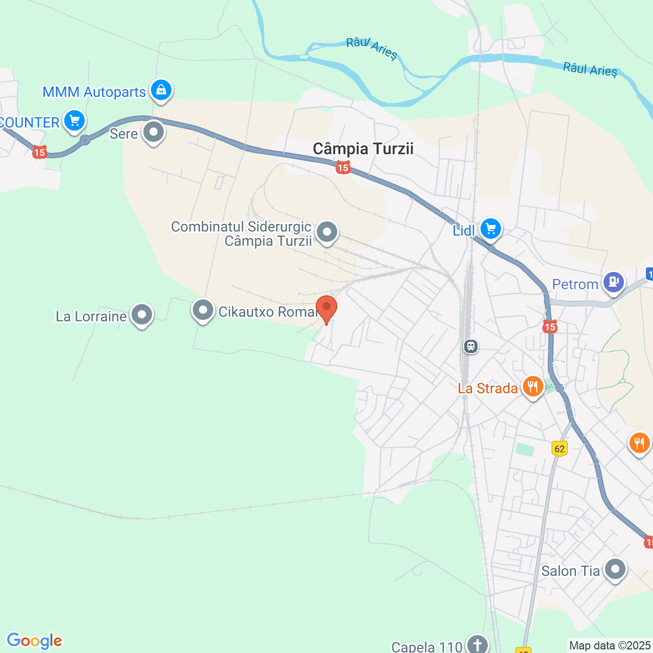 Poza harta streetview, zoom 14, adresa Campia Turzii Cluj, , judetul