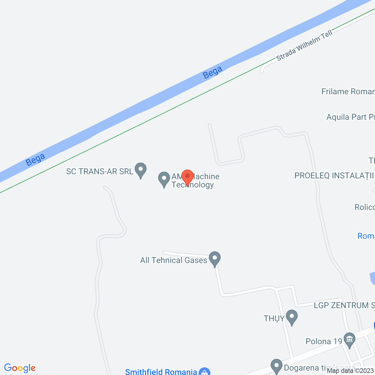 Poza harta streetview, zoom 16, adresa Strada Polona Timisoara, , judetul