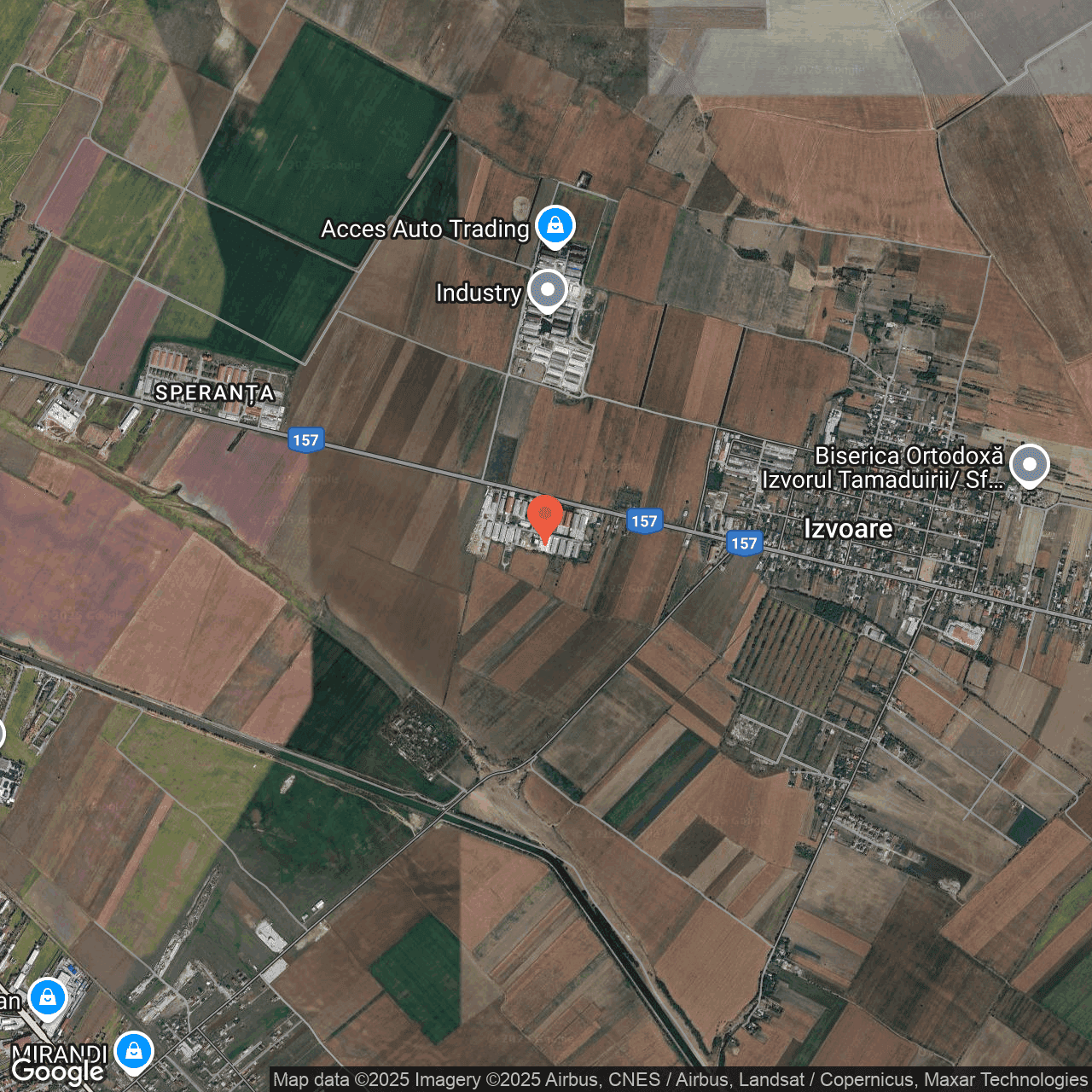 Poza harta hybrid, zoom 14, adresa Izvoarele, Com. Dumbrava Roșie, Jud. Neamț, , judetul