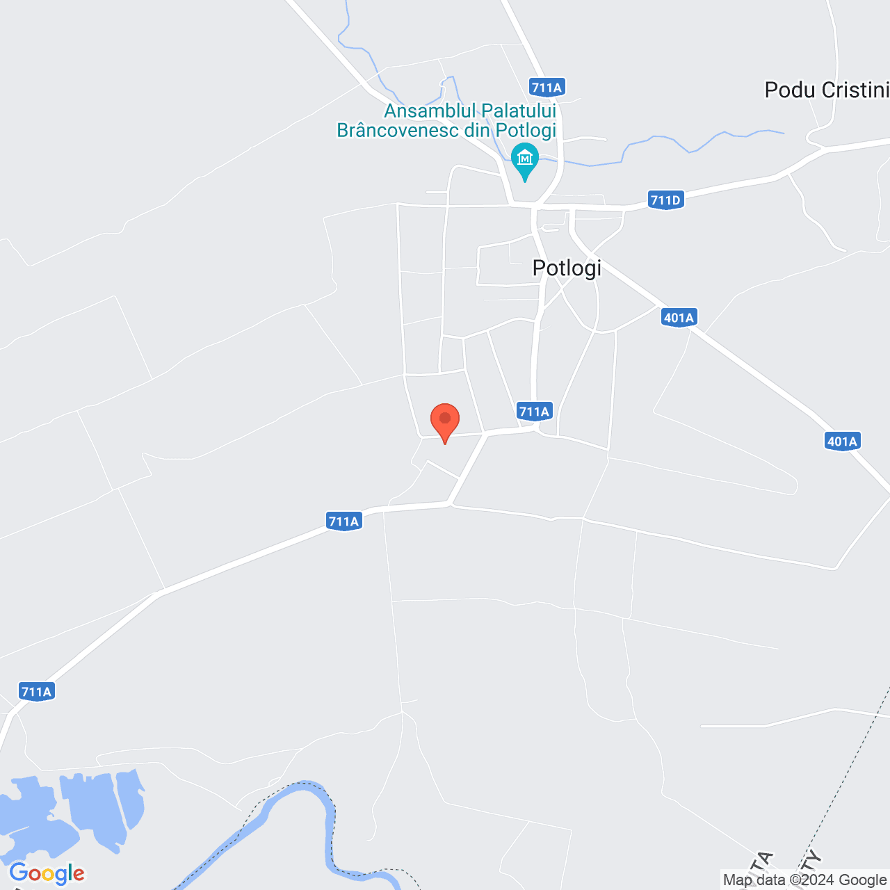 Poza harta streetview, zoom 14, adresa Potlogi, , judetul