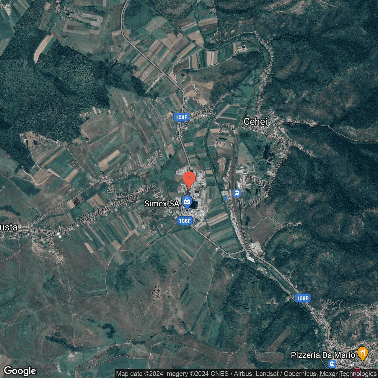 Poza harta hybrid, zoom 14, adresa Simleul Silvaniei, , judetul