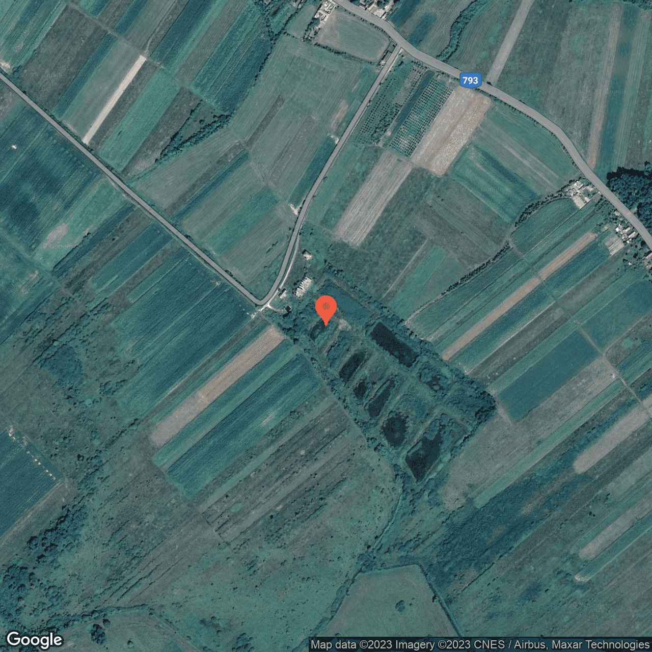 Poza harta hybrid, zoom 16, adresa Carand, , judetul