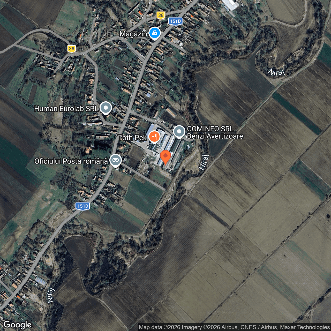 Poza harta hybrid, zoom 16, adresa Galesti judet Mures, , judetul