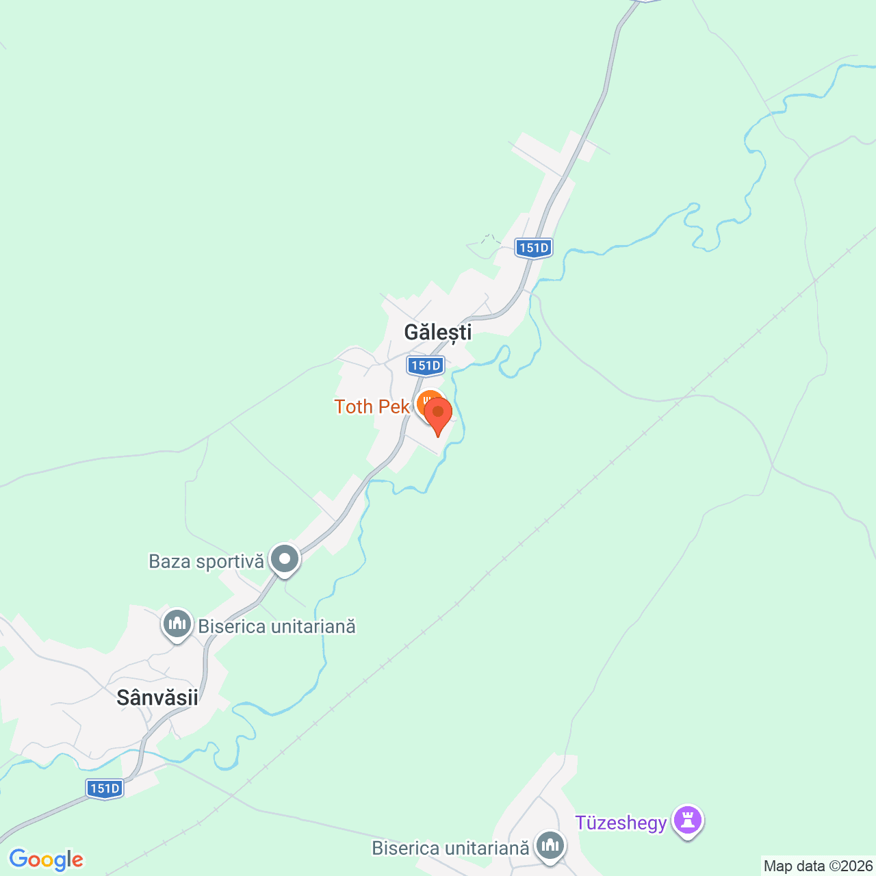 Poza harta streetview, zoom 14, adresa Galesti judet Mures, , judetul