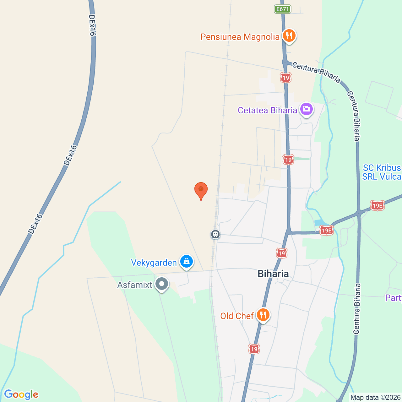 Poza harta streetview, zoom 14, adresa Biharia Bihor, , judetul