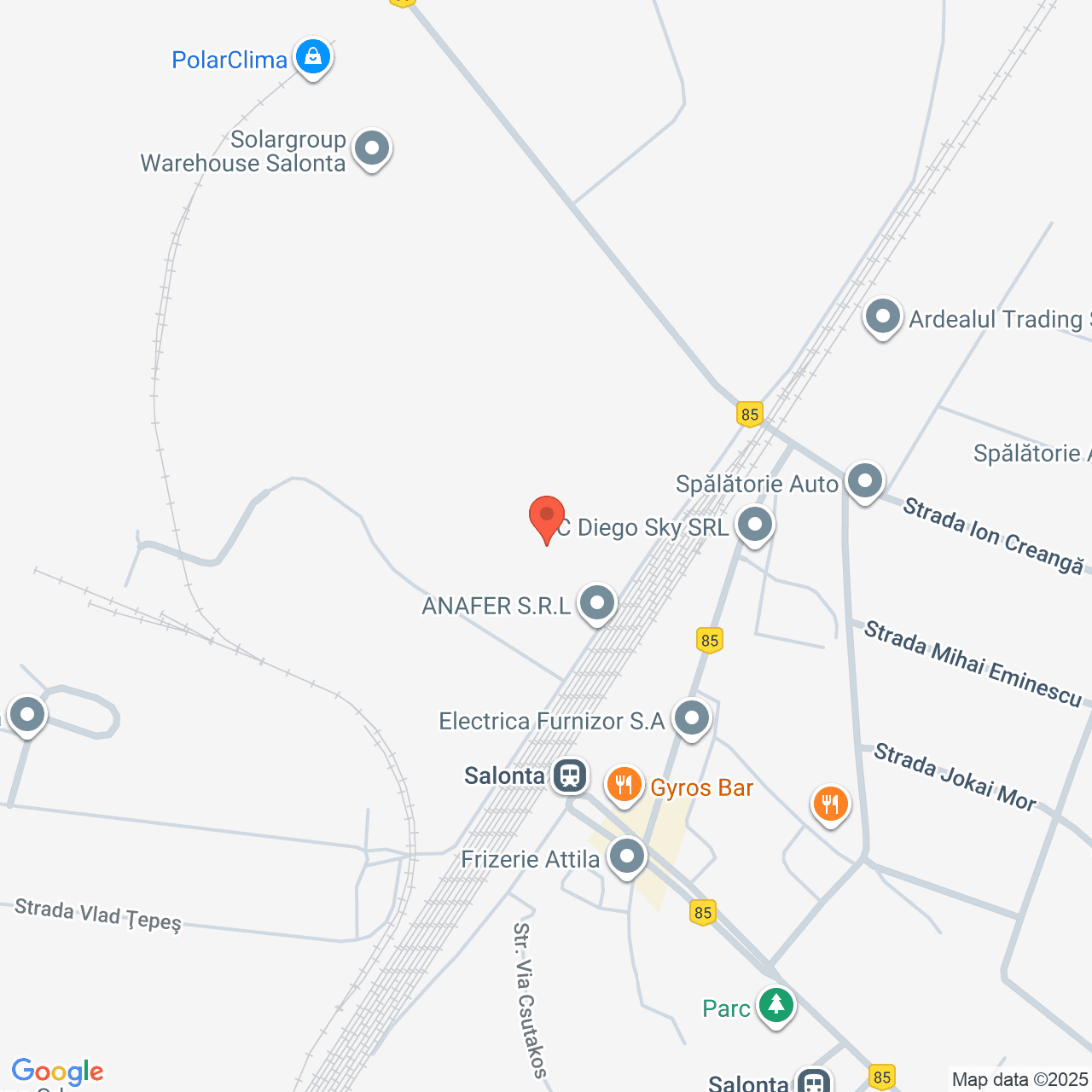 Poza harta streetview, zoom 16, adresa Salonta, str. Ghestului nr. 1/B, jud Bihor, , judetul