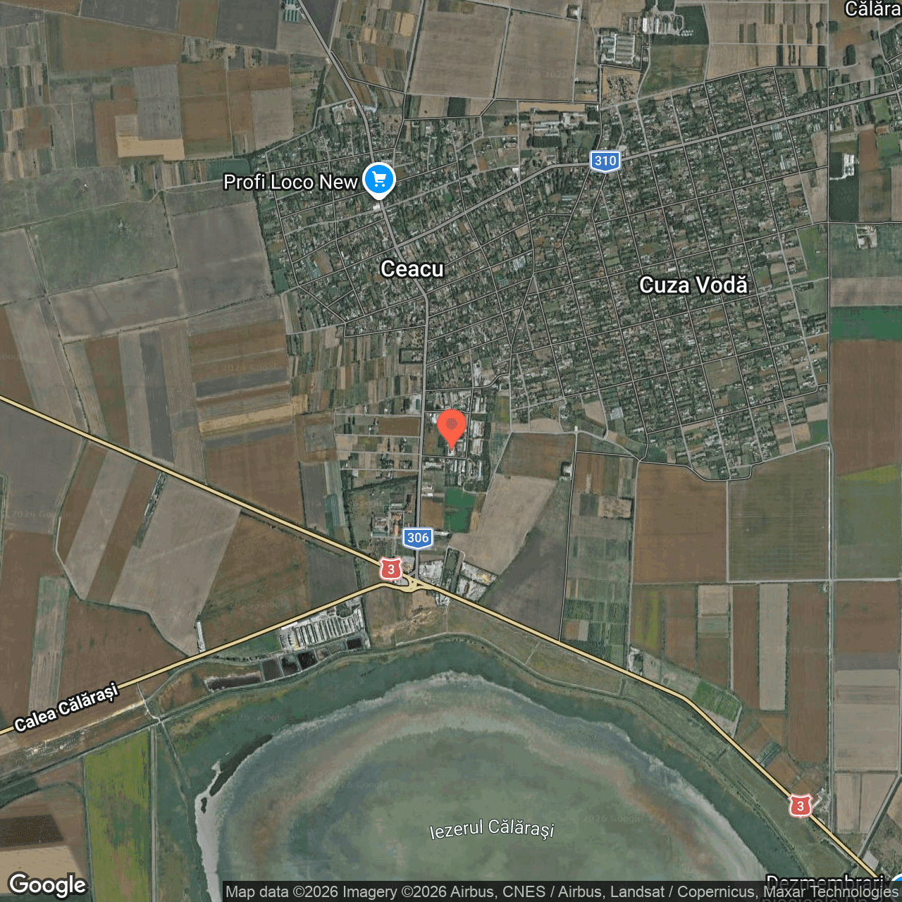 Poza harta hybrid, zoom 14, adresa Cuza Voda, Sat Ceacu, Călărași, , judetul