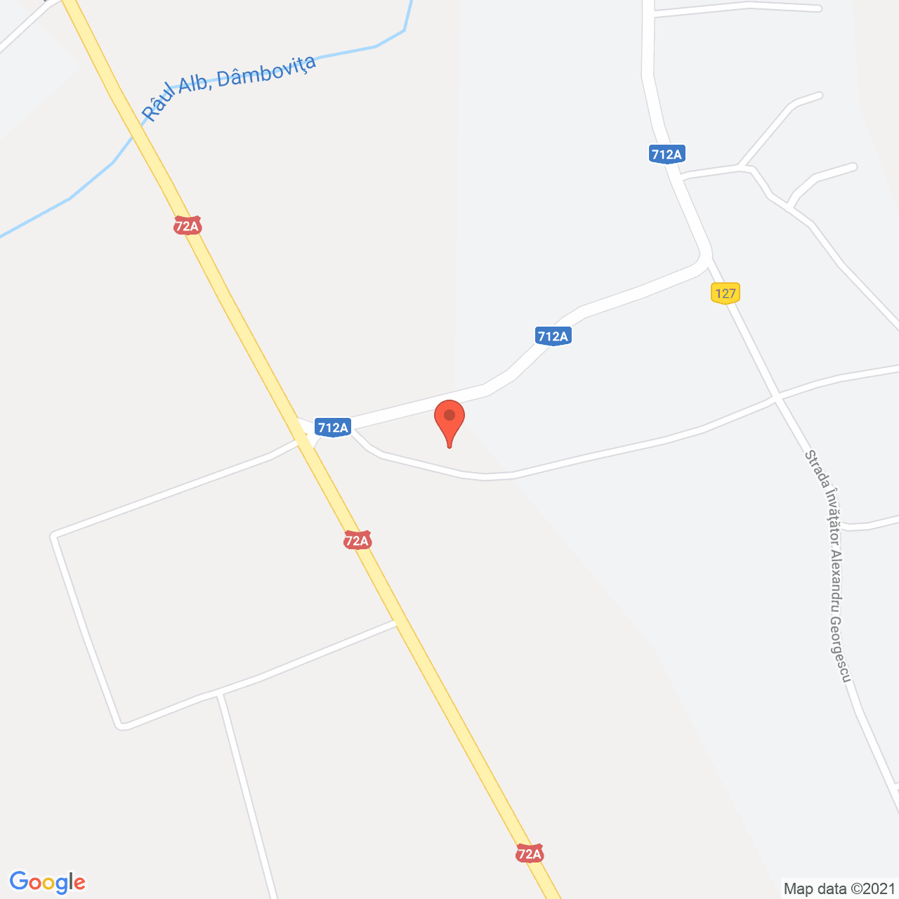 Poza harta streetview, zoom 16, adresa Principala nr 338, Izvoarele, judetul Dambovita