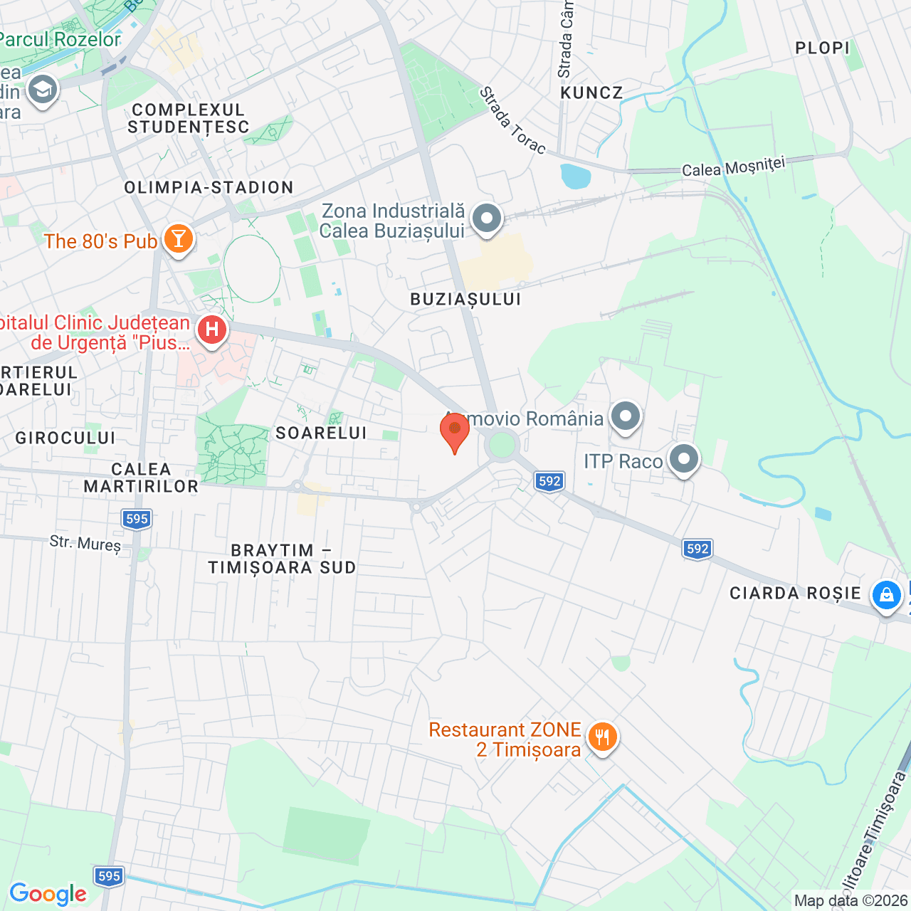 Poza harta streetview, zoom 14, adresa Timisoara, Piața General Gheorghe Domășnean, Nr. 5, , judetul