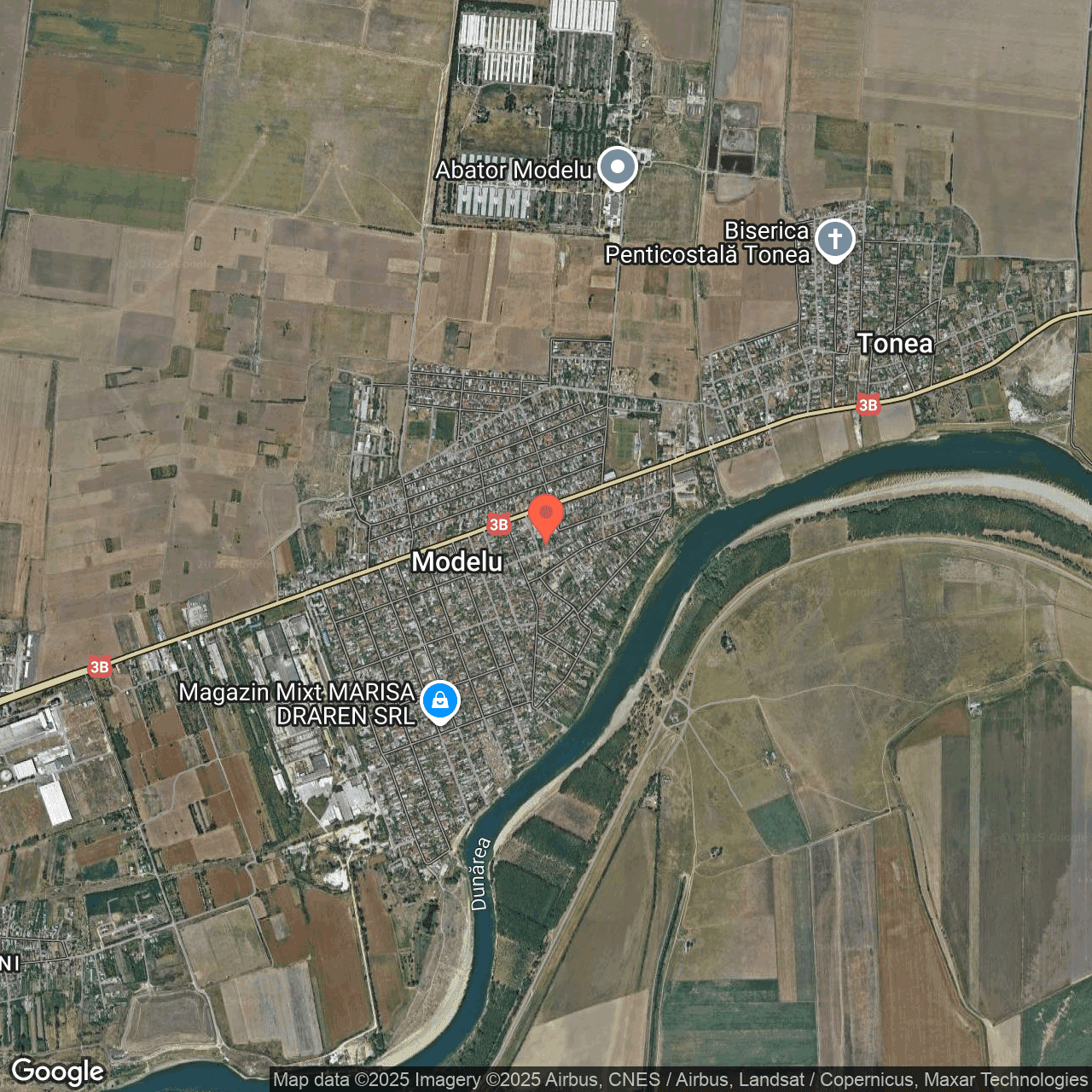 Poza harta hybrid, zoom 14, adresa Modelu, str. Salcamilor nr.2, , judetul