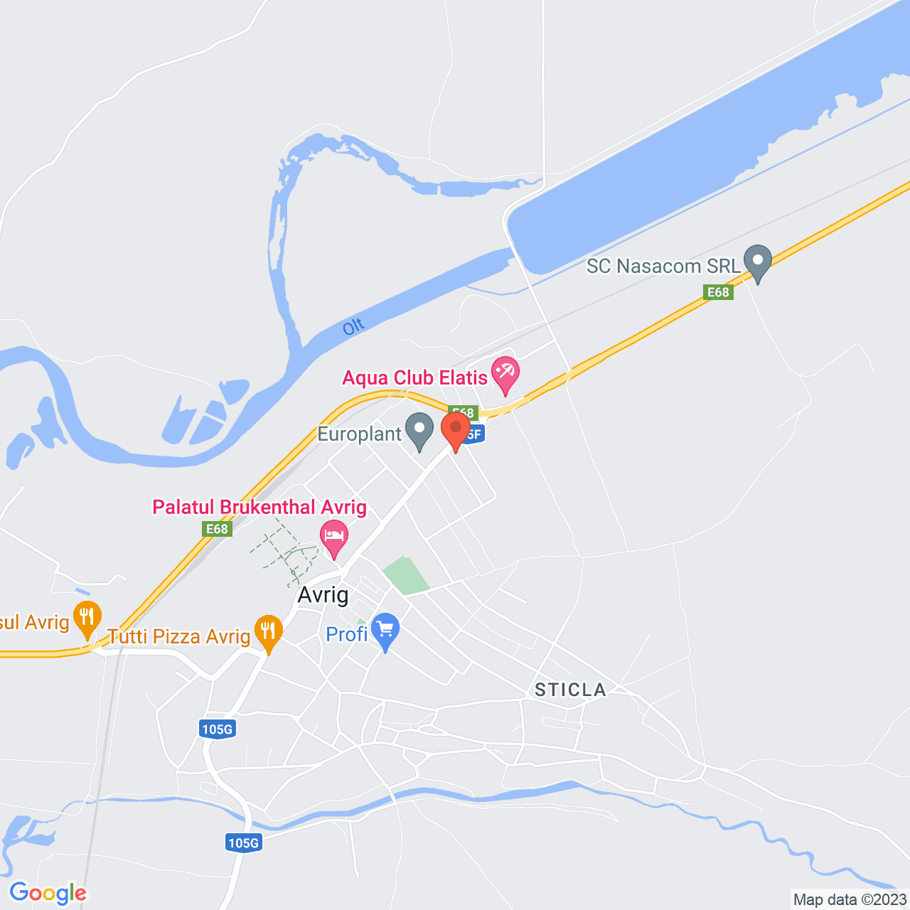 Poza harta streetview, zoom 14, adresa Gheorghe Lazăr Avrig, , judetul