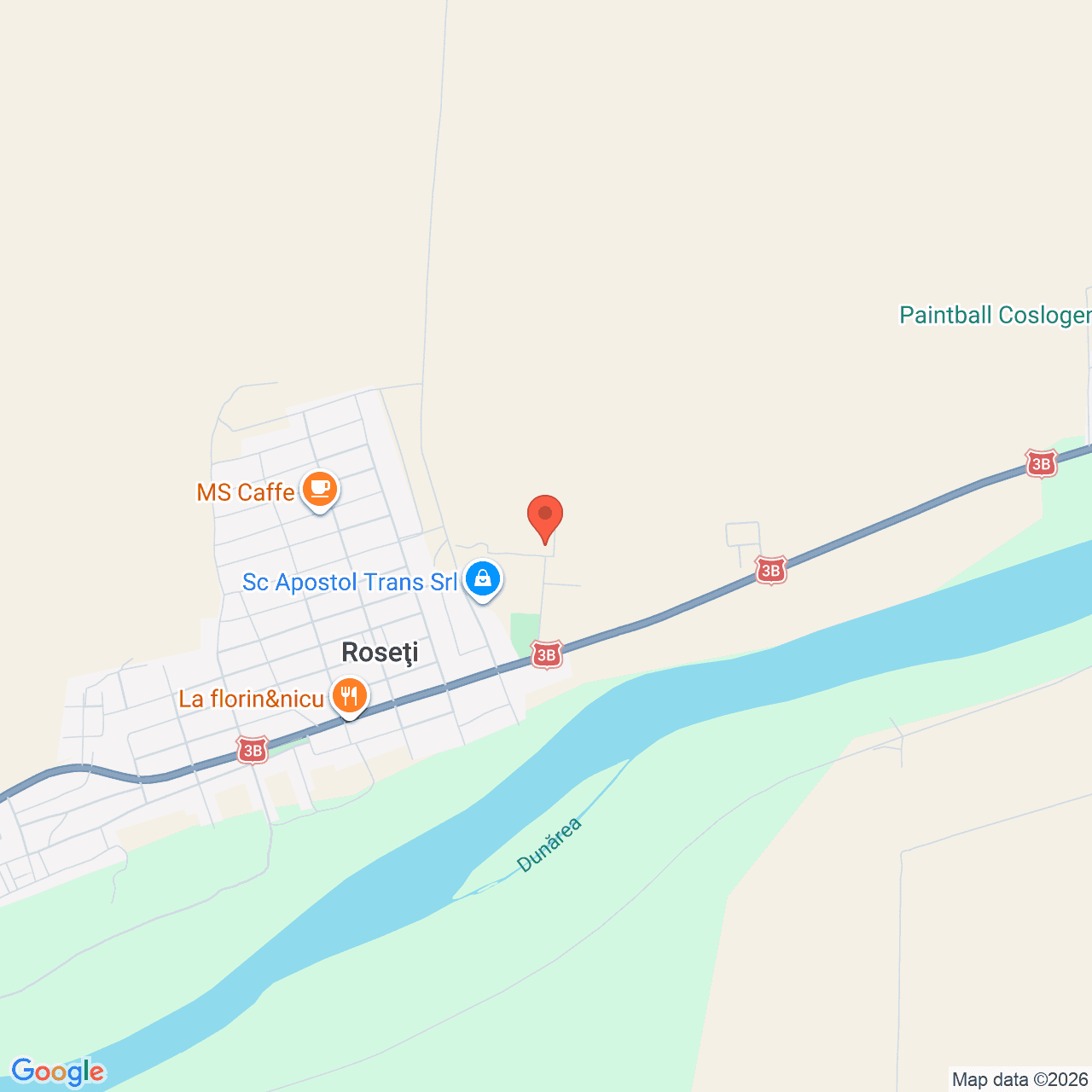 Poza harta streetview, zoom 14, adresa Roseti Calarasi, , judetul