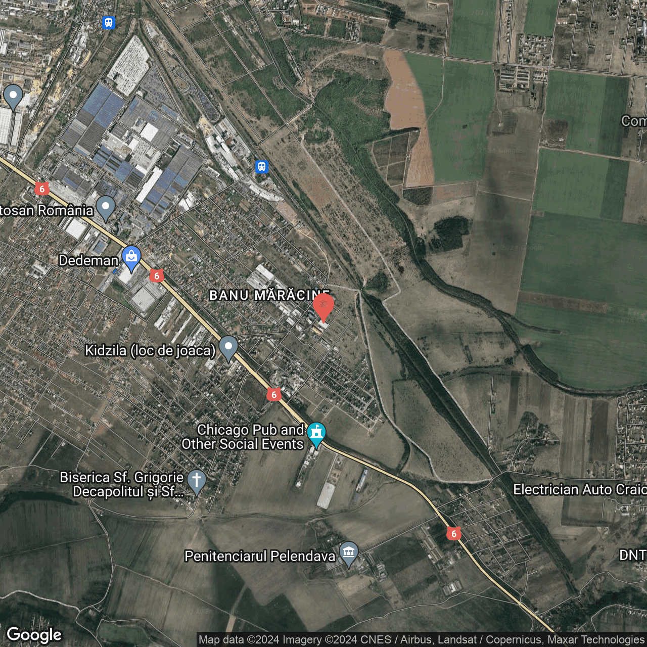 Poza harta hybrid, zoom 14, adresa str. Păcii Carcea Dolj, , judetul