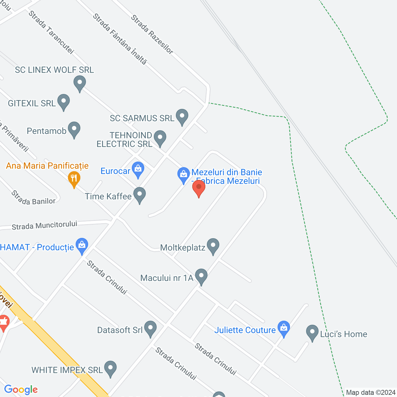 Poza harta streetview, zoom 16, adresa str. Păcii Carcea Dolj, , judetul