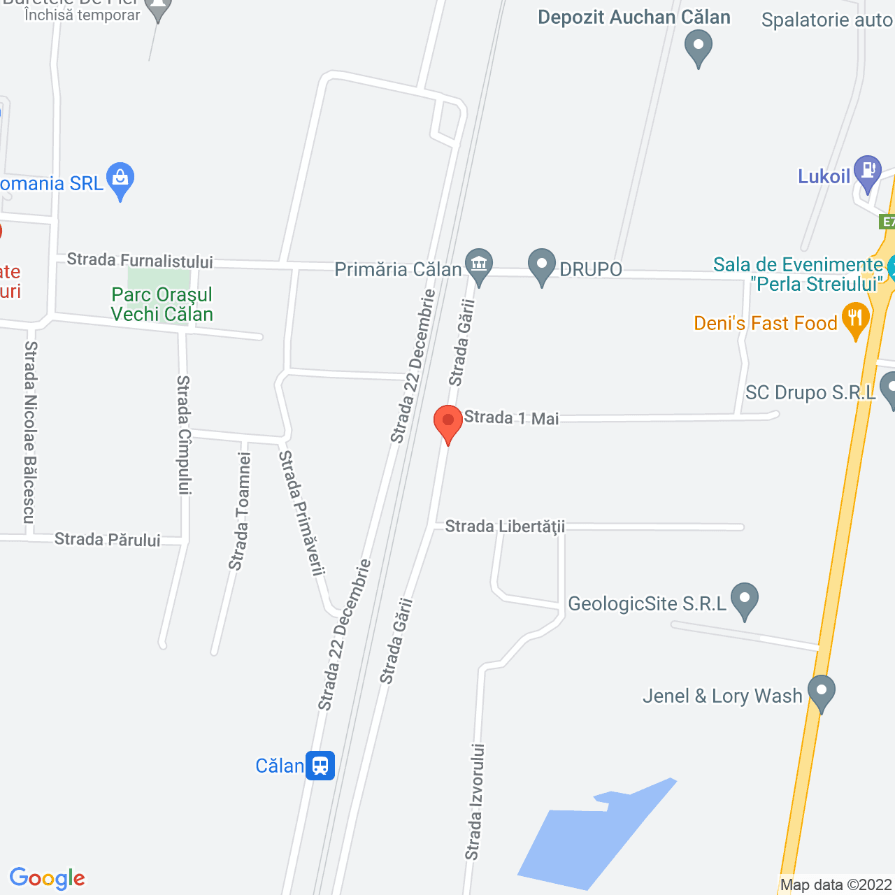 Poza harta streetview, zoom 16, adresa Garii 6, Calan, judetul Hunedoara