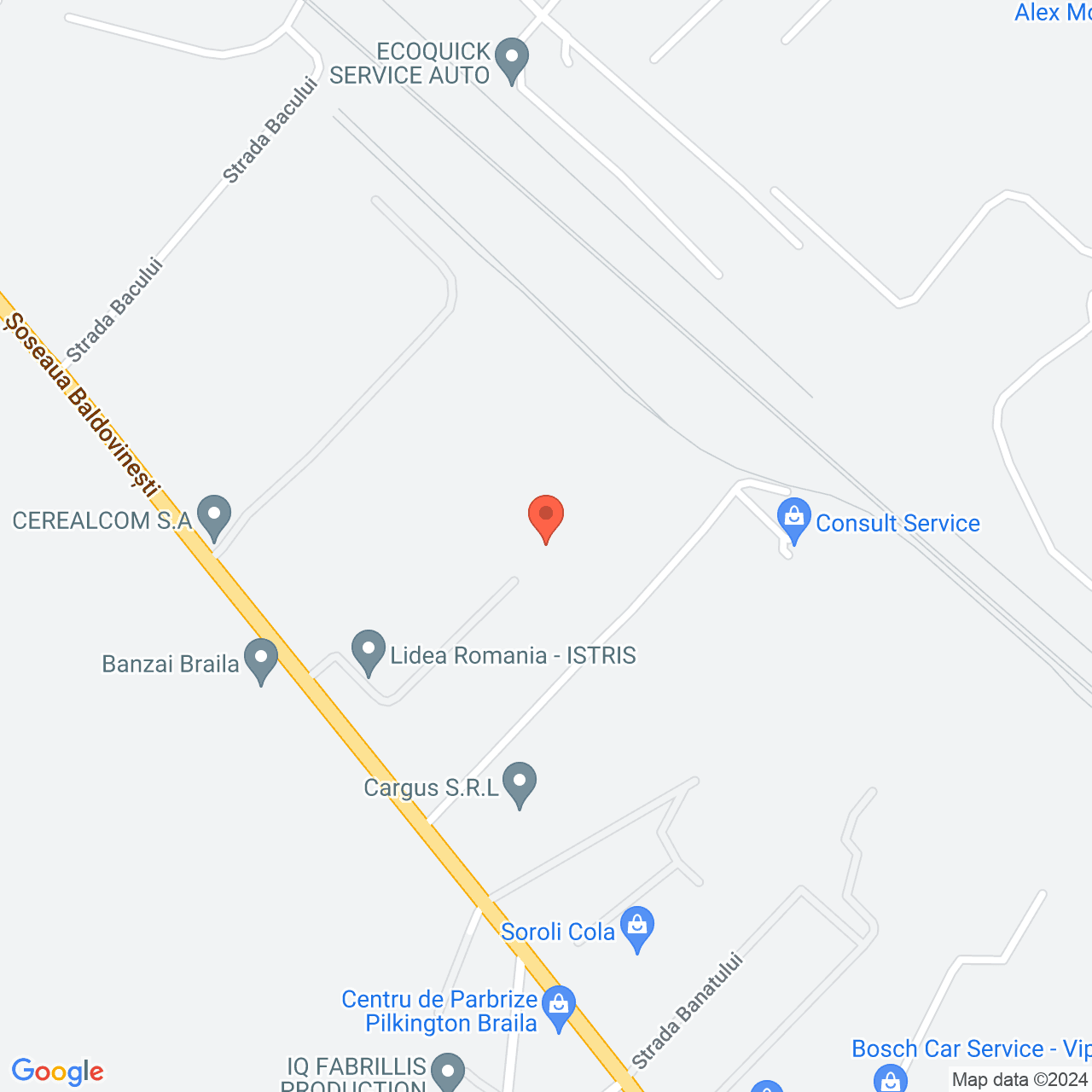 Poza harta streetview, zoom 16, adresa Braila spre Baldovinesti, pe DN2B, , judetul