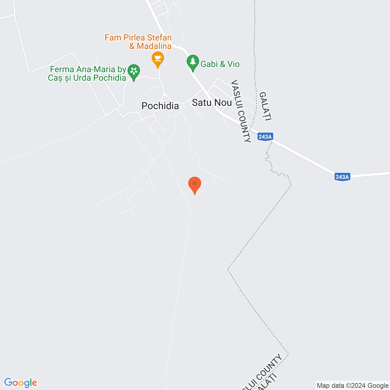Poza harta streetview, zoom 14, adresa Pochidia Vaslui, , judetul