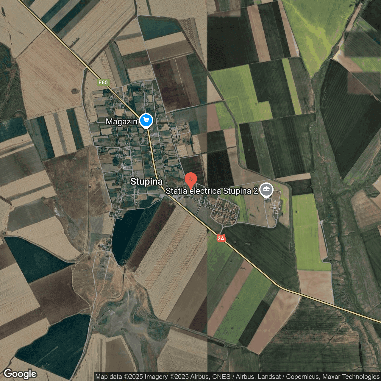 Poza harta hybrid, zoom 14, adresa Crucea Constanta, , judetul