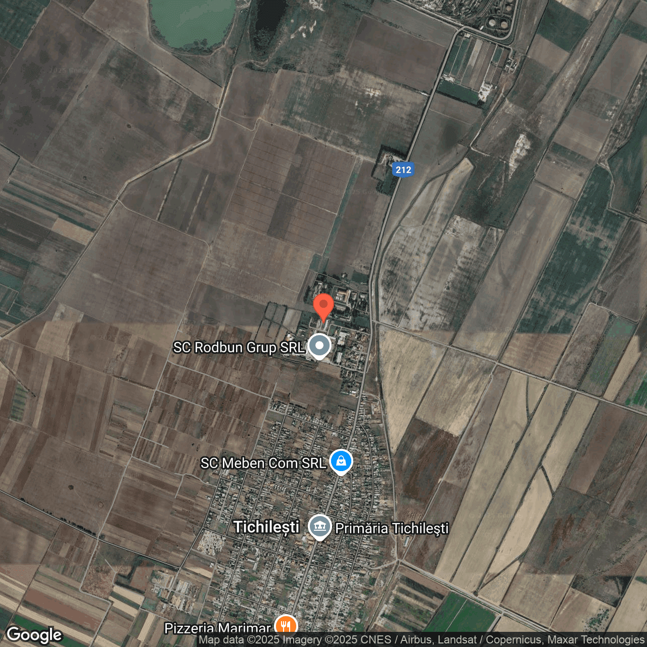 Poza harta hybrid, zoom 14, adresa Tichilesti Braila, , judetul