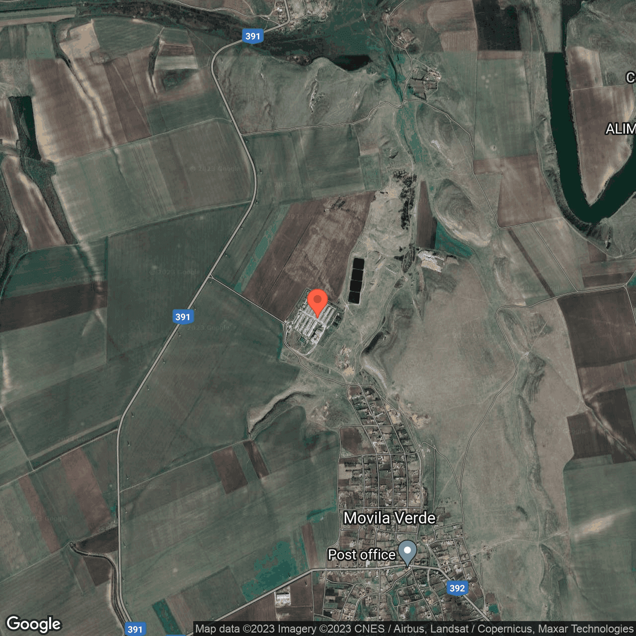 Poza harta hybrid, zoom 14, adresa Movila Verde, , judetul