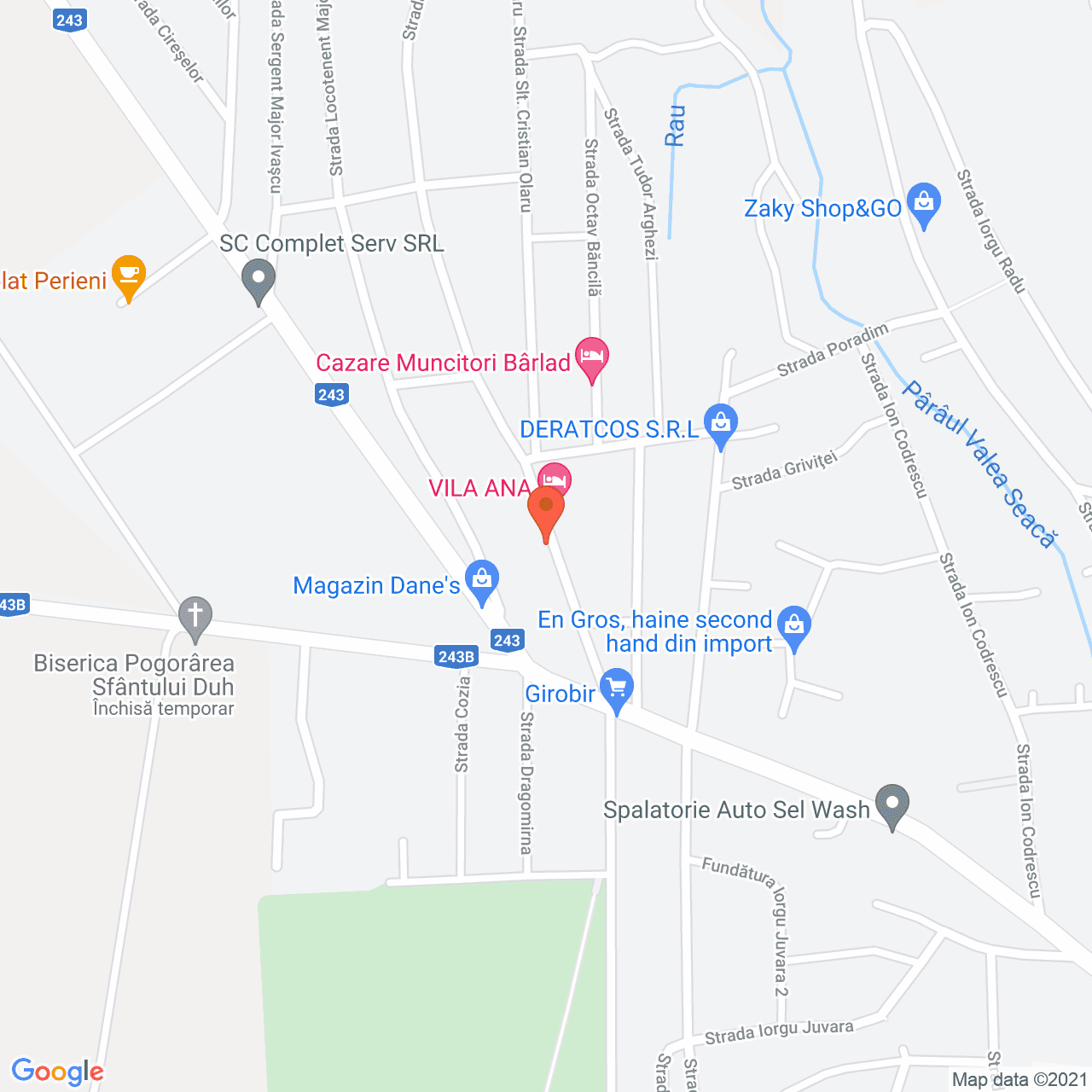 Poza harta streetview, zoom 16, adresa Barlad, Barlad, judetul Vaslui