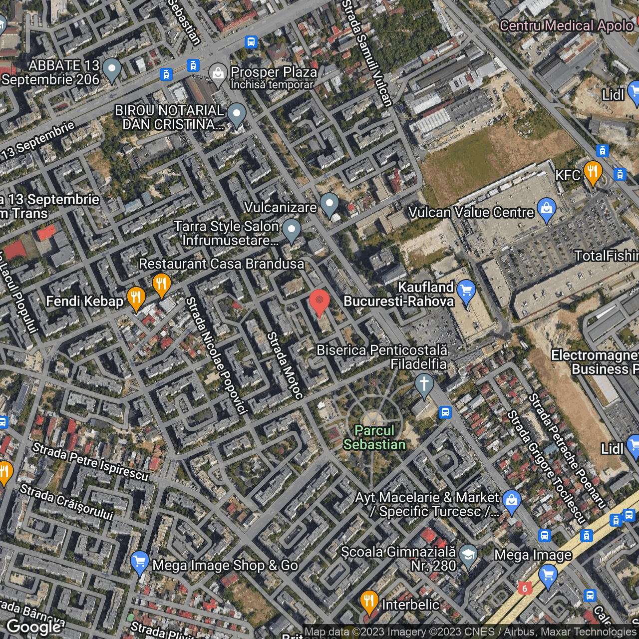 Poza harta hybrid, zoom 16, adresa Strqada Dumbrava Noua 35, , judetul