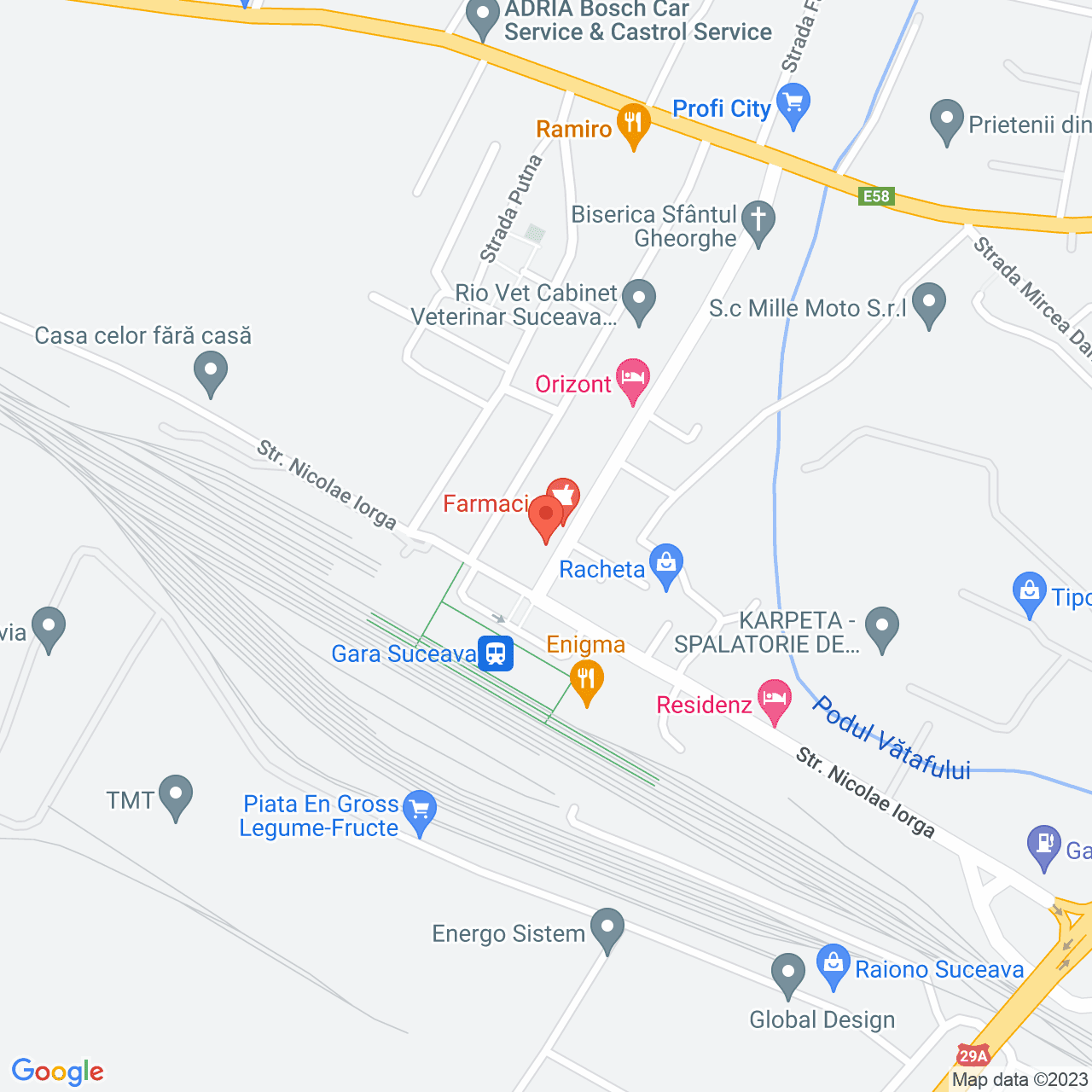 Poza harta streetview, zoom 16, adresa Suceava, , judetul