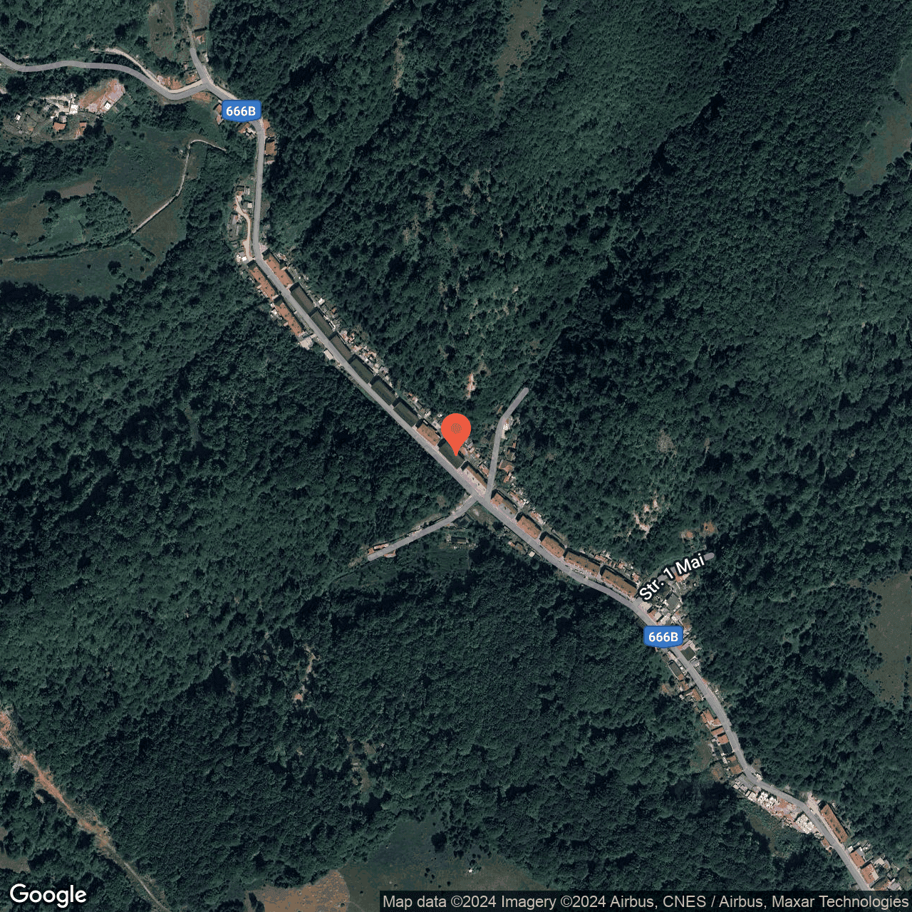 Poza harta hybrid, zoom 16, adresa Aninoasa, str. Libertatii, nr. 129, , judetul