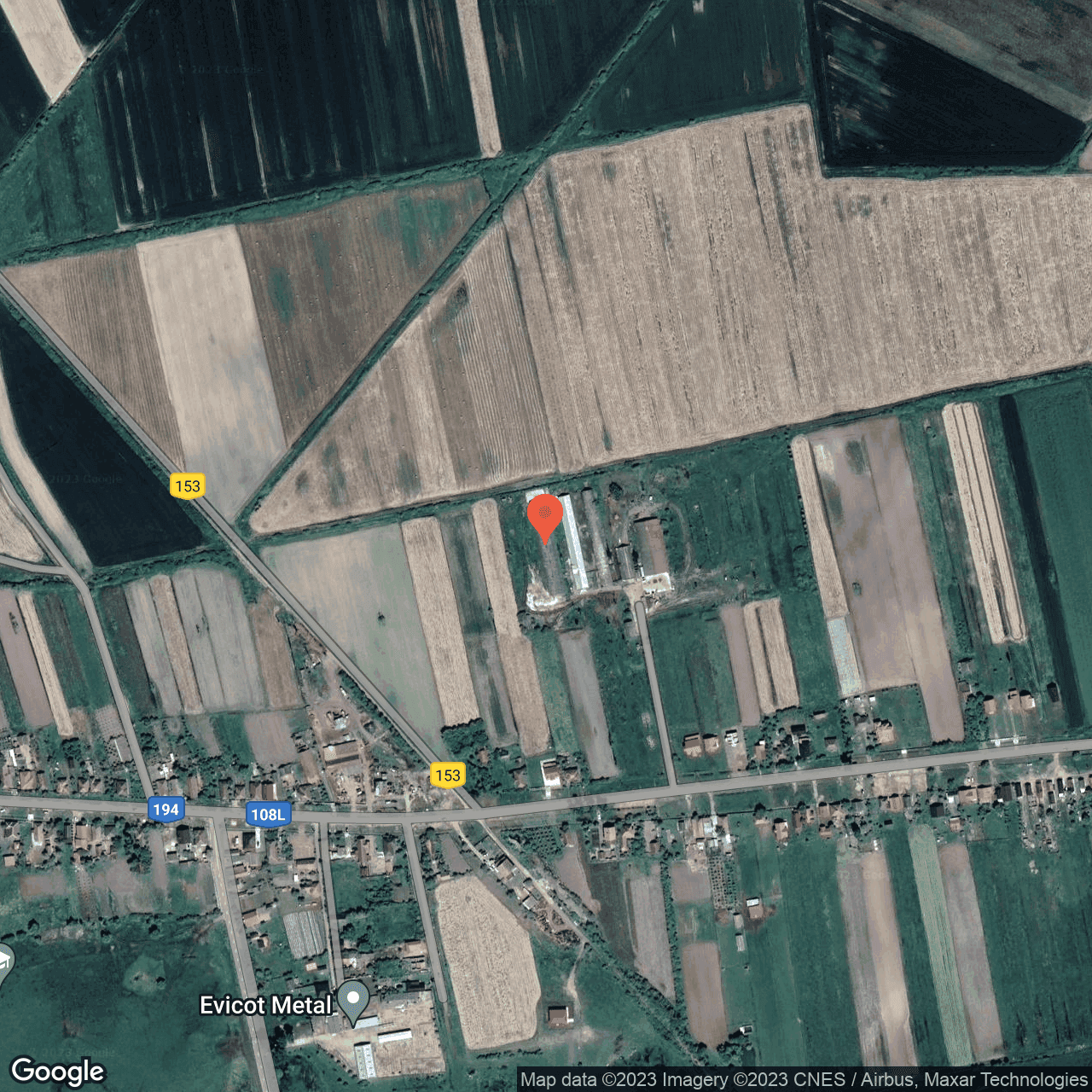 Poza harta hybrid, zoom 16, adresa Terebesti Satu Mare, , judetul