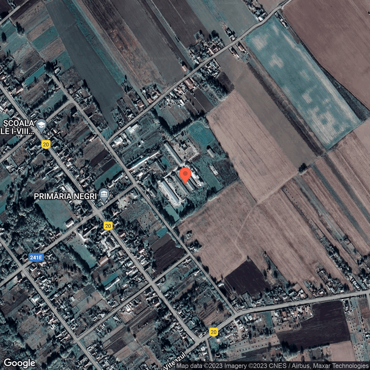 Poza harta hybrid, zoom 16, adresa Negri Bacau, , judetul