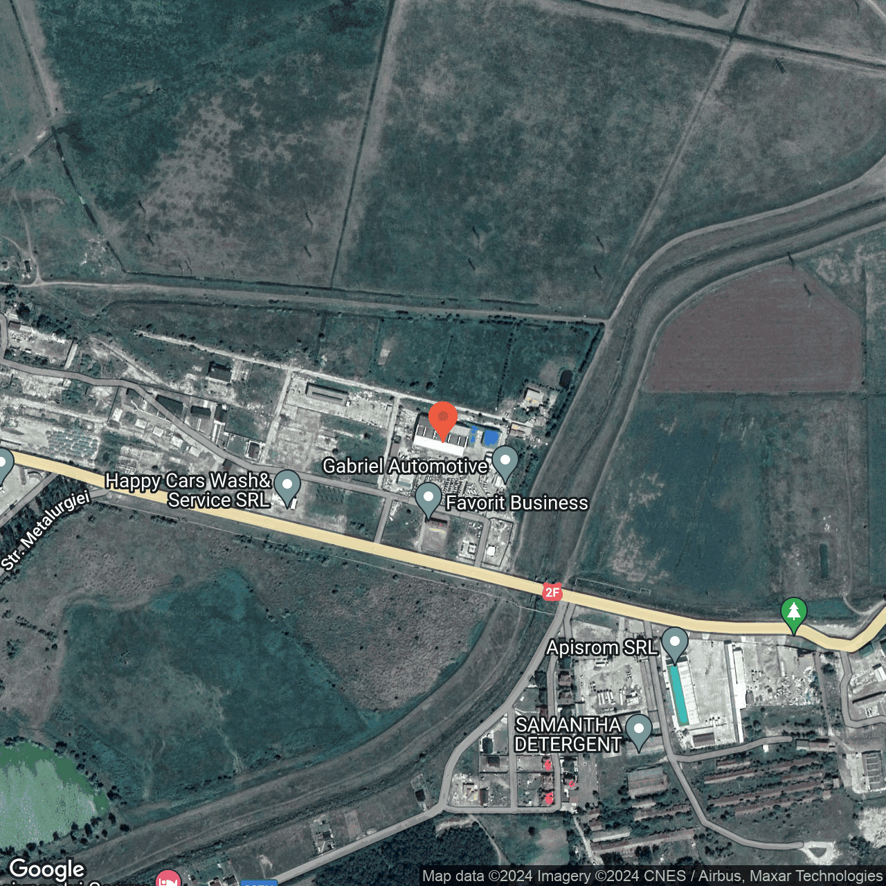 Poza harta hybrid, zoom 16, adresa Vaslui, str. Ceramicii nr. 40, , judetul